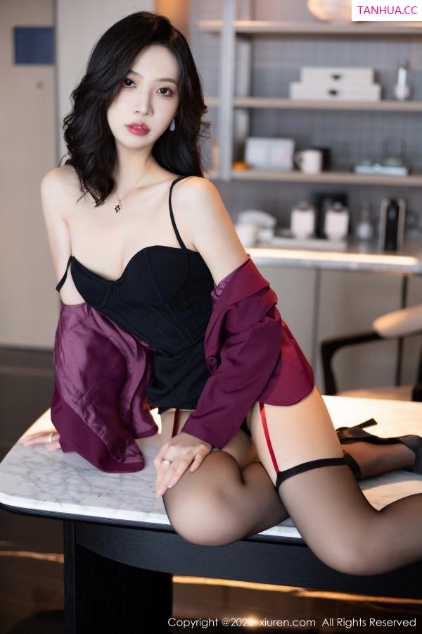 郑颖姗  [XiuRen]高清写真图 2023.06.07 No.6870 郑颖姗Bev 黑丝美臀第27张图片
